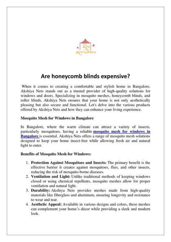 Are honeycomb blinds expensive