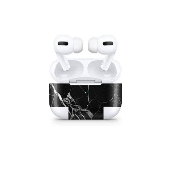 Black and White Marble AirPods case