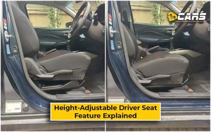 Can a manual adjusted driver seat be raised?