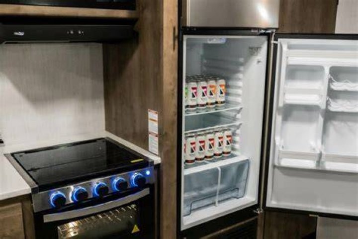 Can a refrigerator be run on propane while driving?
