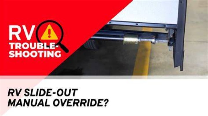 Can a slide out be opened on an RV?