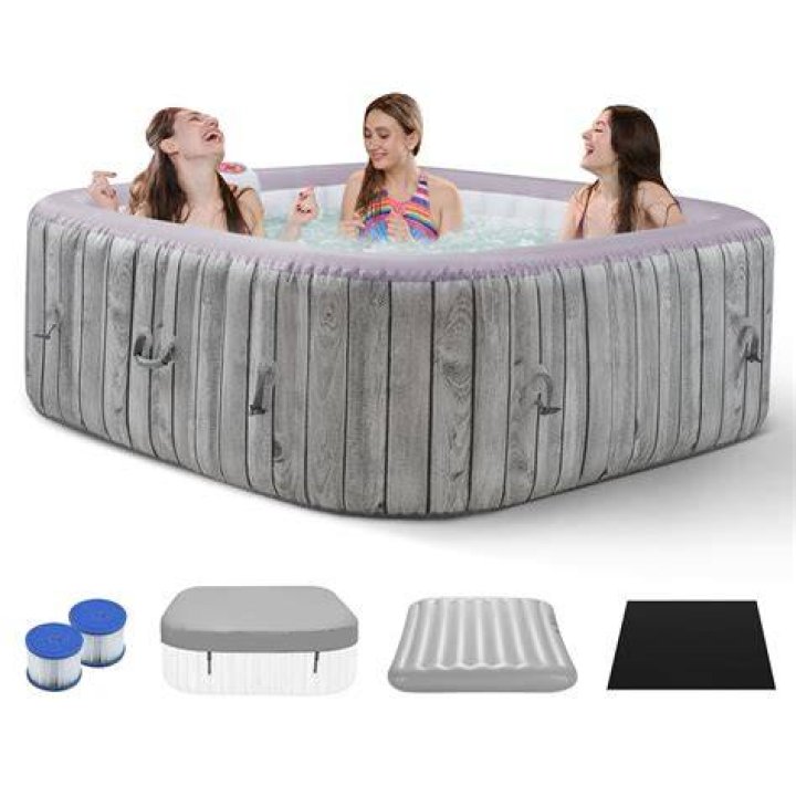 Can inflatable spas be used in the winter