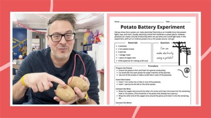 Can you use potatoes for electricity?