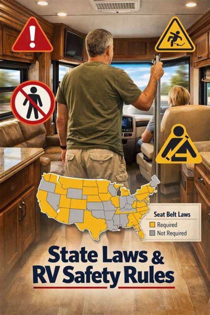 Can you walk around an RV while driving?