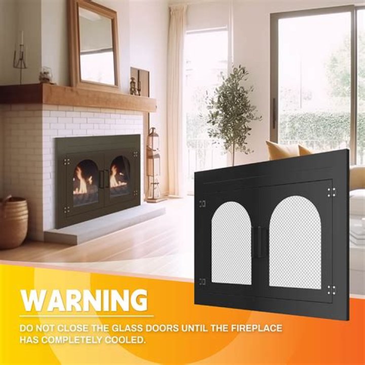 Do Glass fireplace doors reduce heat