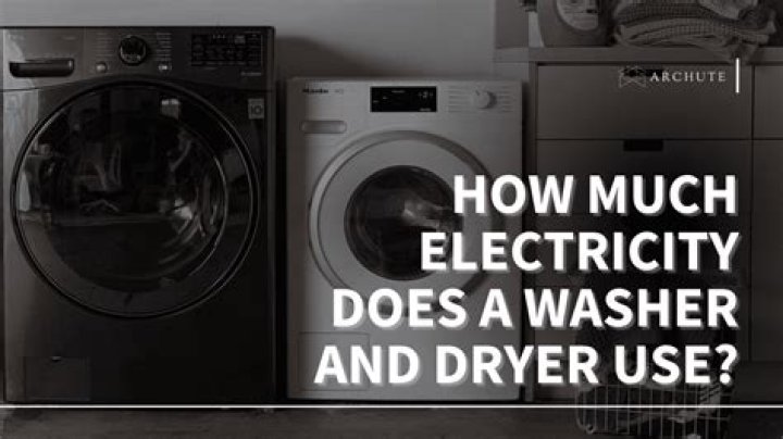 Does the washer and dryer run on electricity?