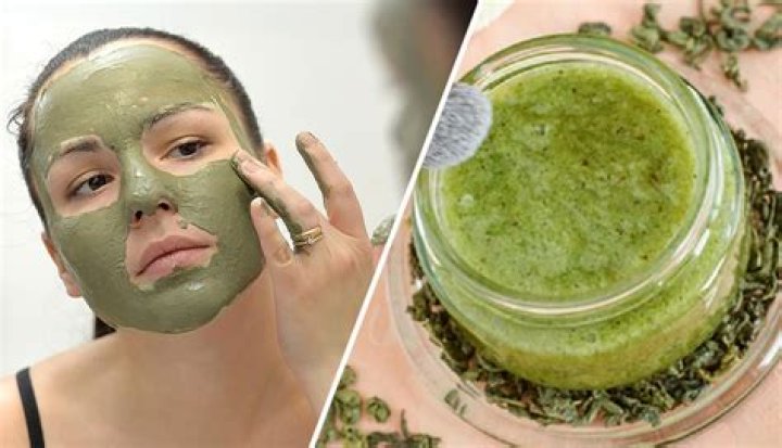 green tea face mask
