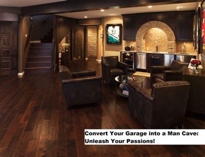 How do I convert my garage into a man cave