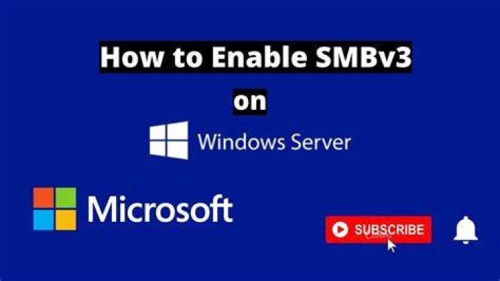 How do I enable smb3 on Windows 10