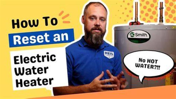 How do I reset my truma water heater?