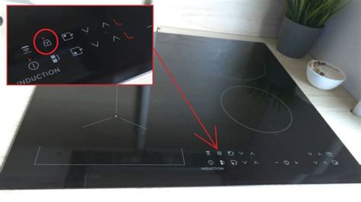 How do I unlock my GE induction cooktop