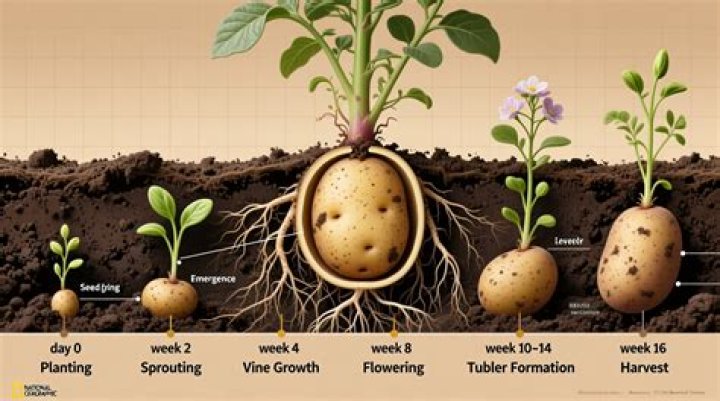 How do potatoes grow hair?