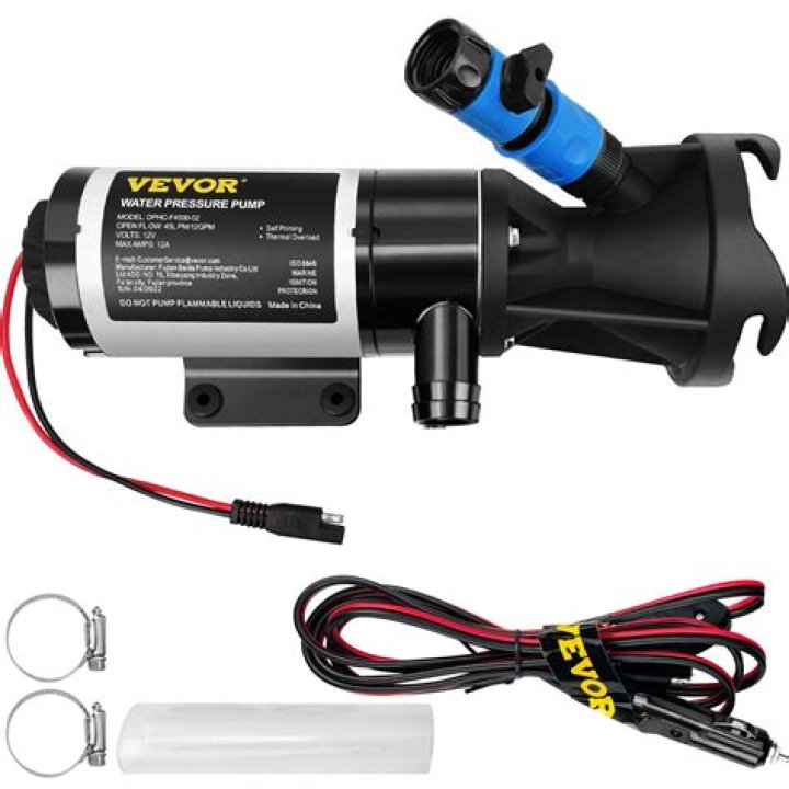 How do you hook up an RV macerator pump?