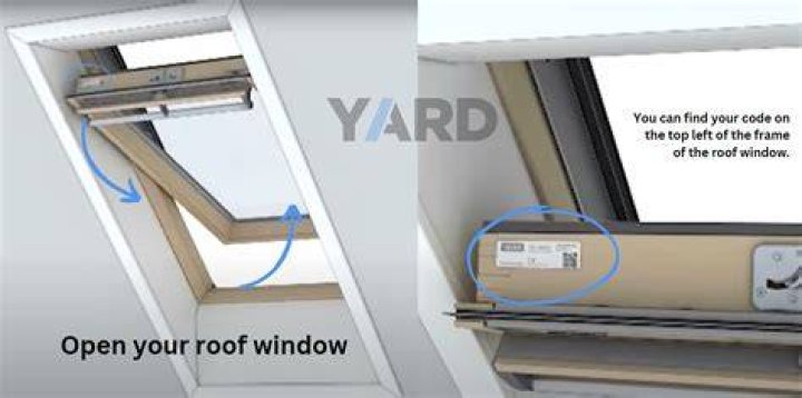 How do you manually open a Velux window