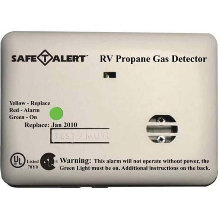 How do you replace a Safe T Alert RV propane gas detector?