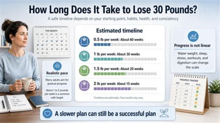 How Long Does It Take To Lose 30 Pounds