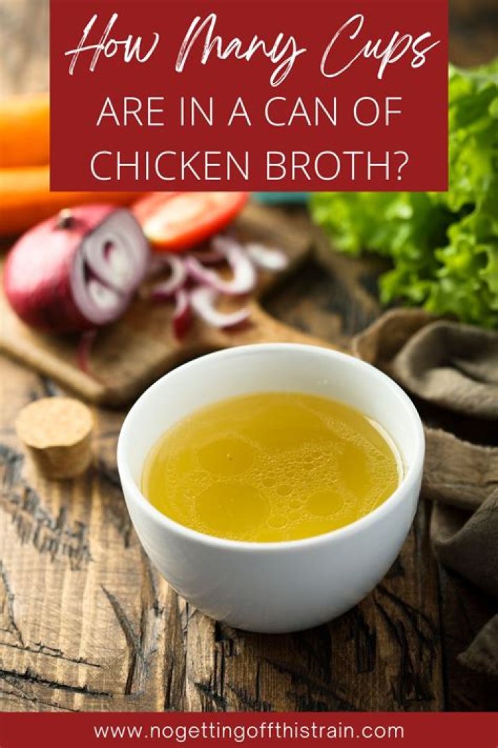 How many cups are in chicken broth?