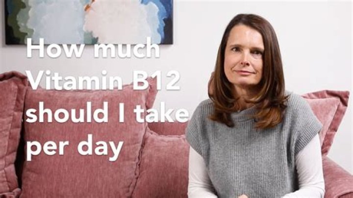 How much b12 does a woman need