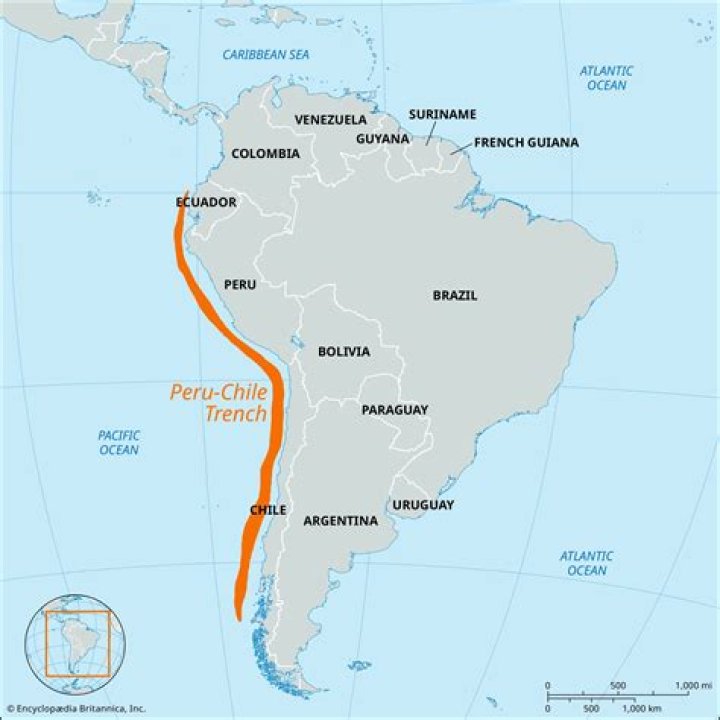 How old is the Peru Chile trench