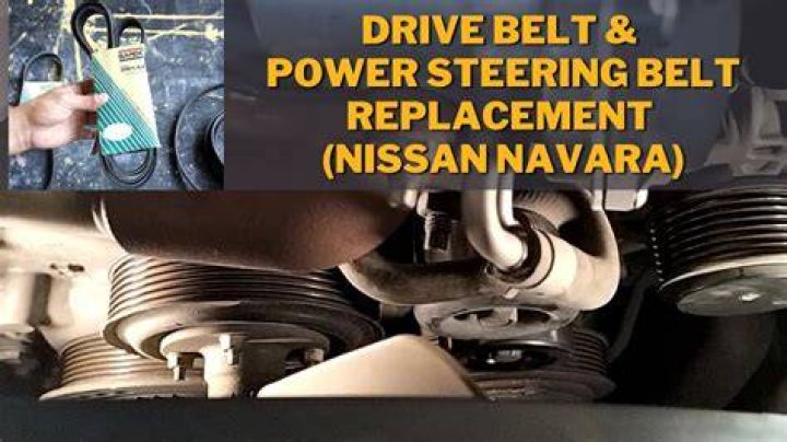 How to adjust and replace a power steering drive belt?