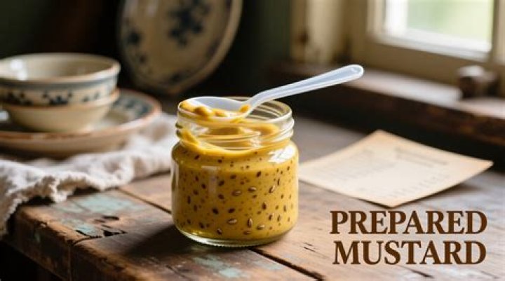Is prepared mustard and ground mustard the same?