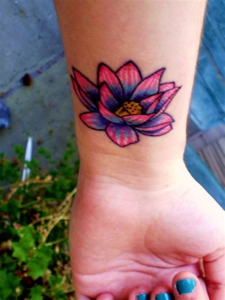 Lotus tattoos colors