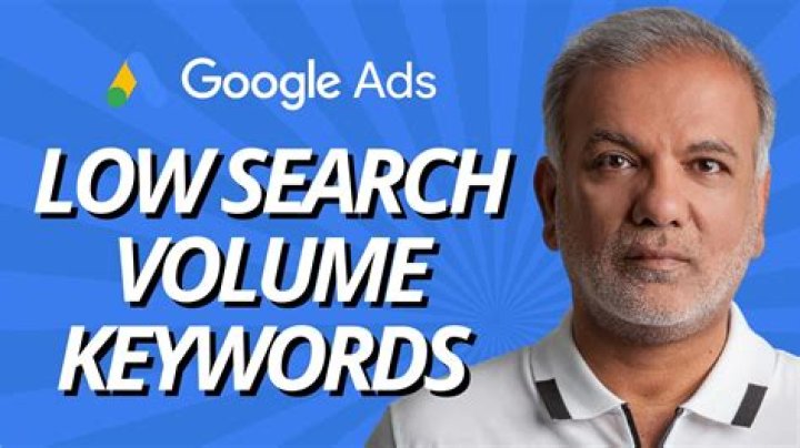 Low Search Volume - How To Discuss