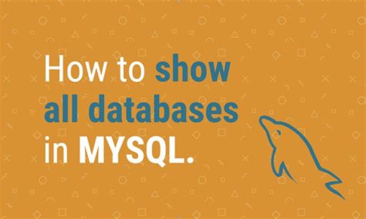 Mysql list databases - How To Discuss