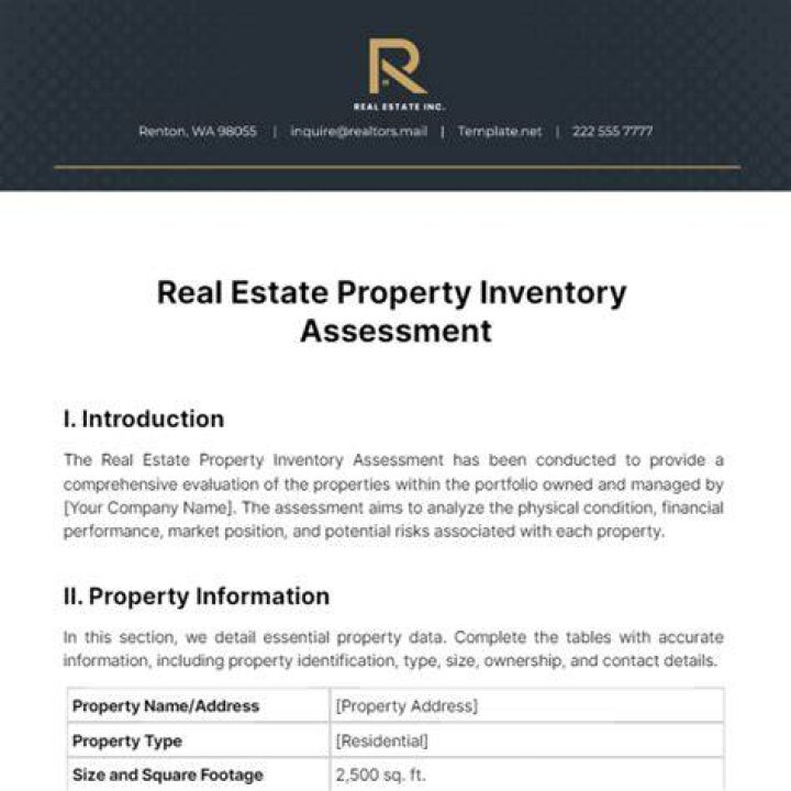 Property inventory - How To Discuss