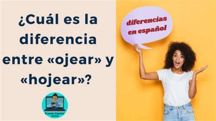 ¿Qué es ojear y hojear