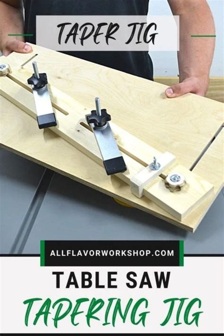 Table saw taper jig - How To Discuss