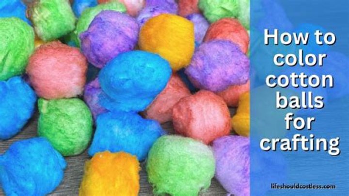 What are cotton wool balls used for