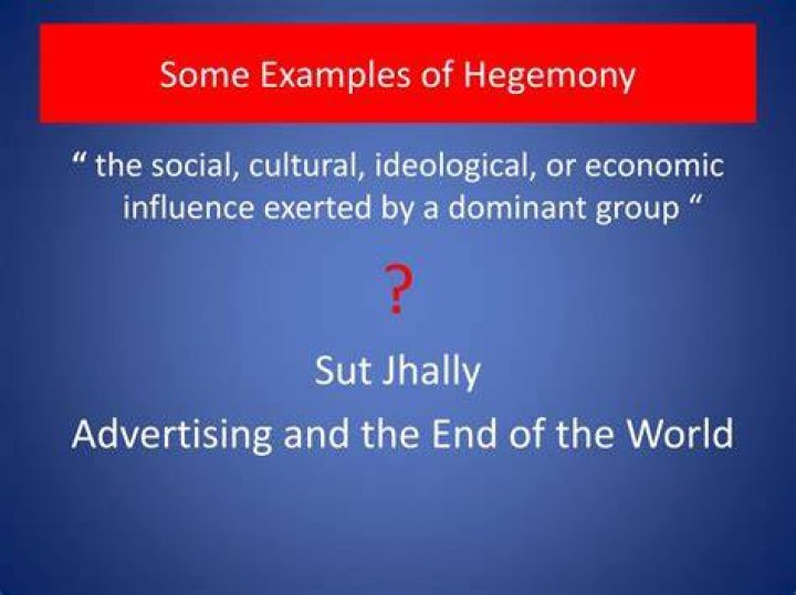 What are some examples of hegemony