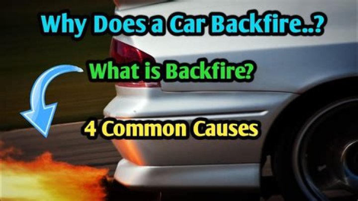 What causes a car to backfire and not start?