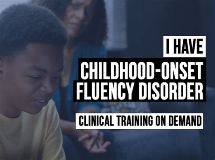 What causes childhood onset fluency disorder