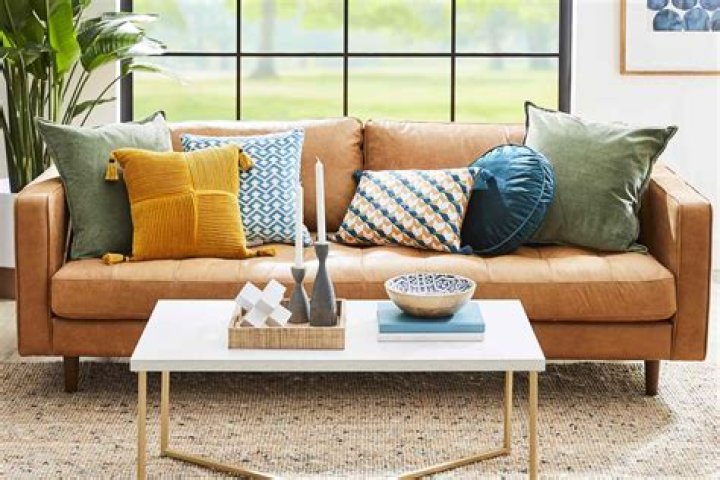 What Colour cushions go with light brown sofa