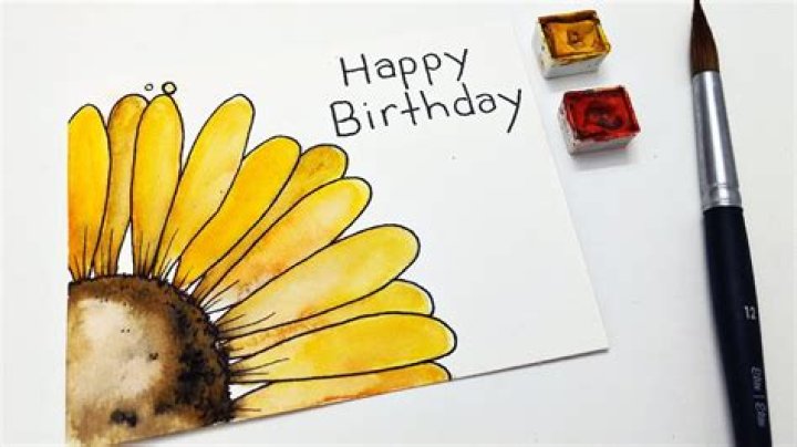 What do you do for a birthday card
