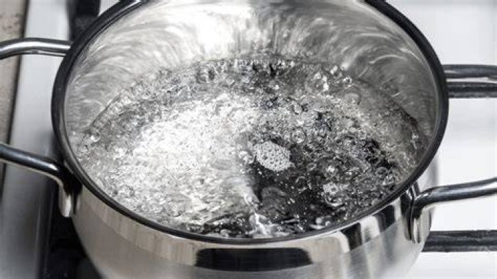 What does boiling water do to potatoes?