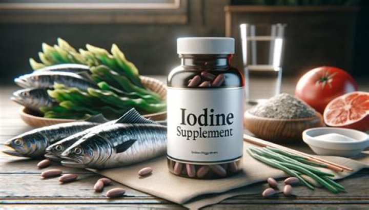 What does iodine stain in potatoes?