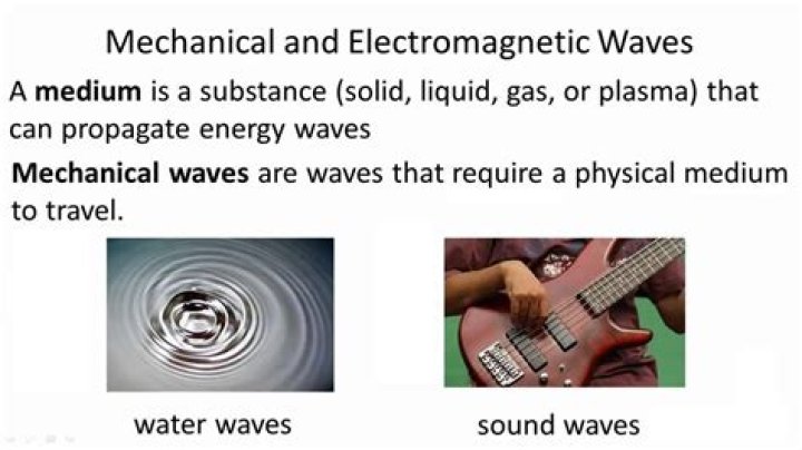 What happens when a mechanical wave travels through a medium