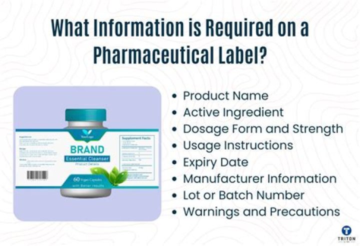 What information is required on a laboratory label