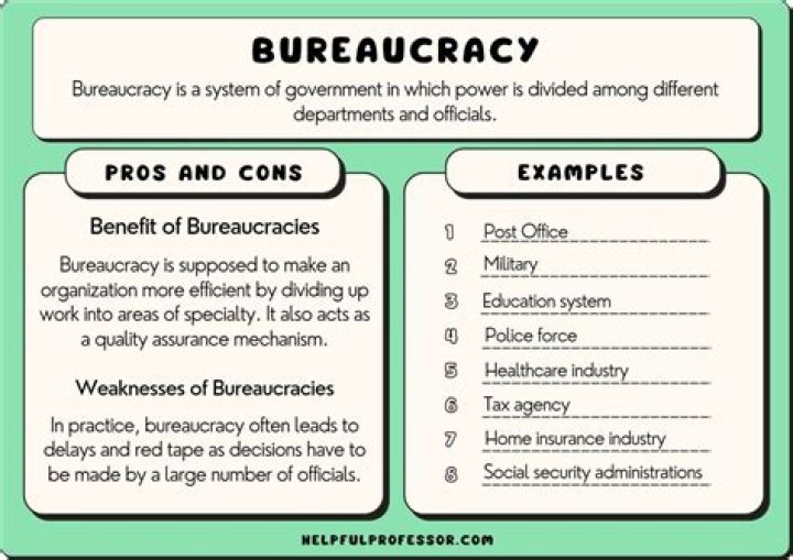 What is a bureaucracy in simple terms
