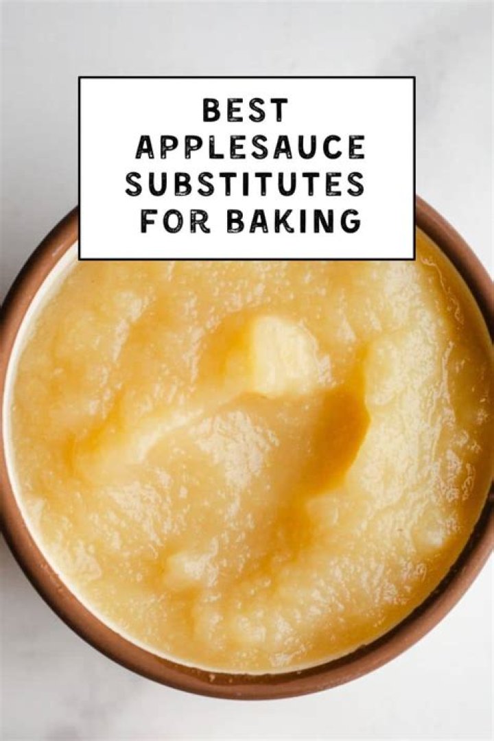 What is a good substitute for applesauce?