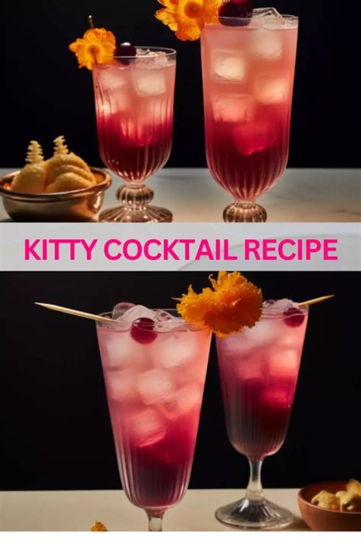 What is a Kitty cocktail made of?