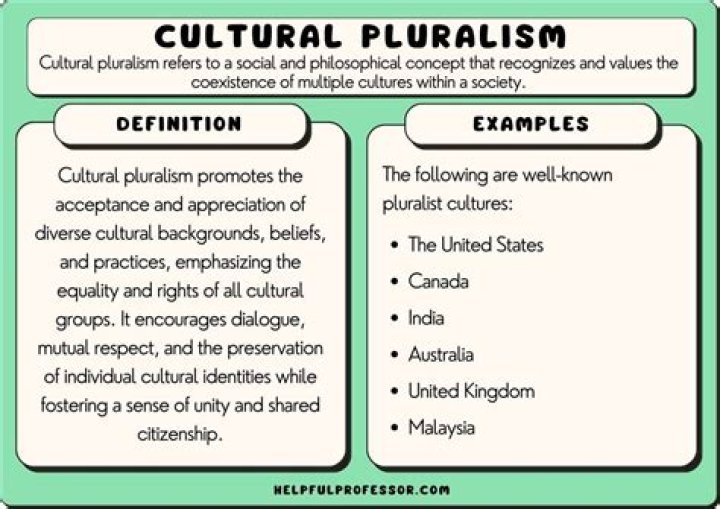 What is an example of pluralism