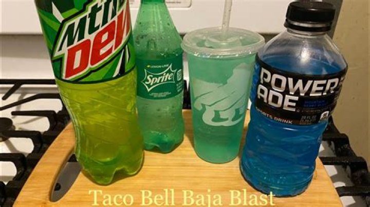 What is Baja Blast made of?