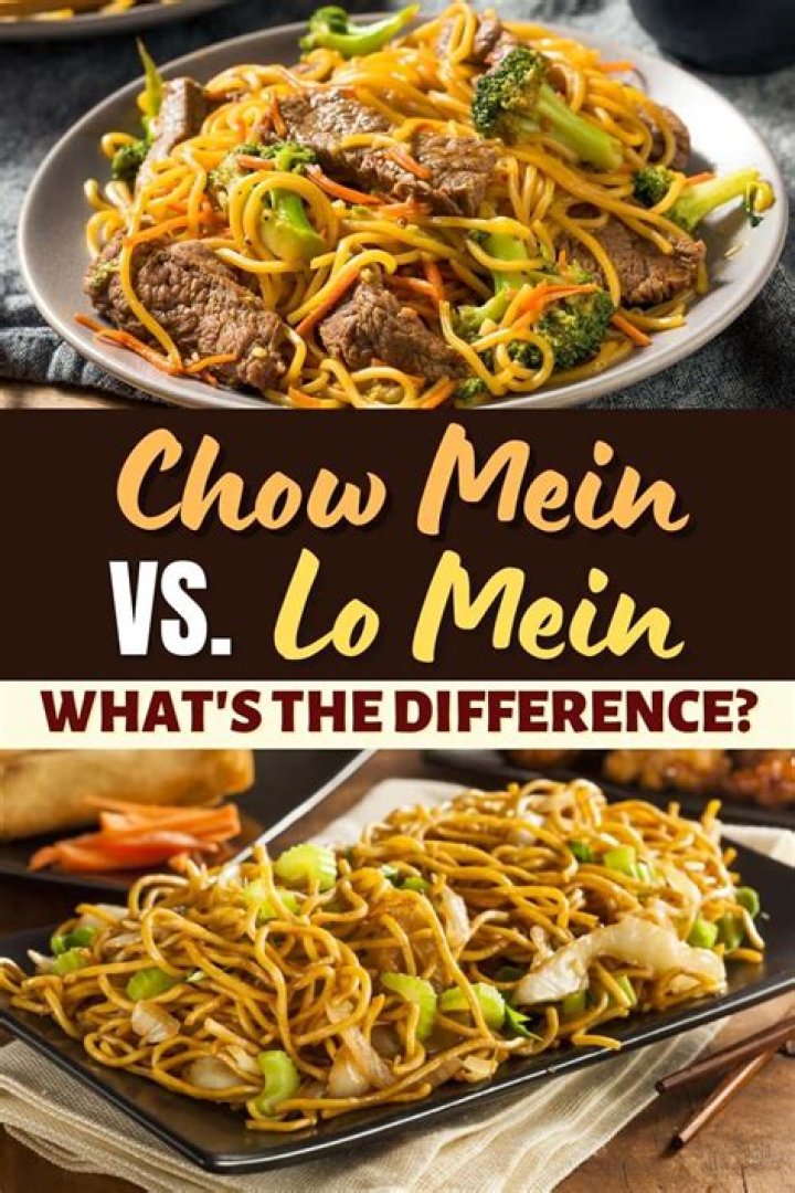 What is lo mein served with?