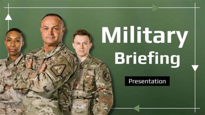 What is military briefing
