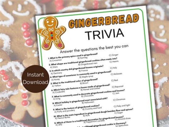What is the main ingredient in gingerbread?