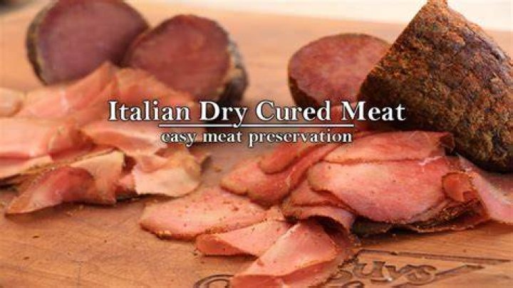 What is the white stuff on cured meat